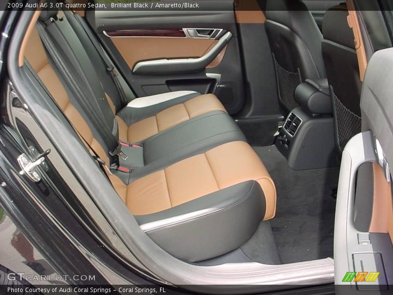 Brilliant Black / Amaretto/Black 2009 Audi A6 3.0T quattro Sedan