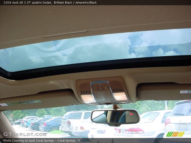 Brilliant Black / Amaretto/Black 2009 Audi A6 3.0T quattro Sedan