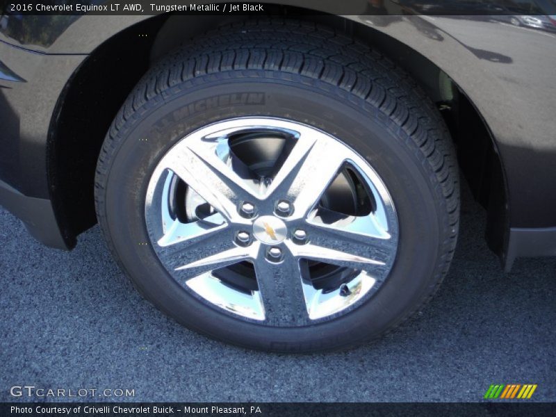 Tungsten Metallic / Jet Black 2016 Chevrolet Equinox LT AWD