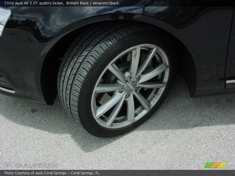 Brilliant Black / Amaretto/Black 2009 Audi A6 3.0T quattro Sedan