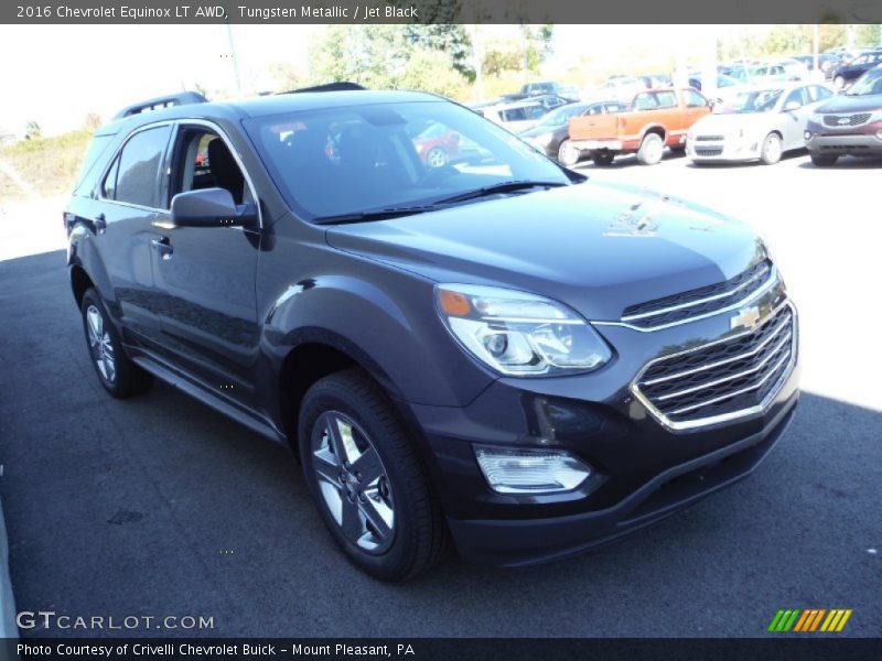 Tungsten Metallic / Jet Black 2016 Chevrolet Equinox LT AWD