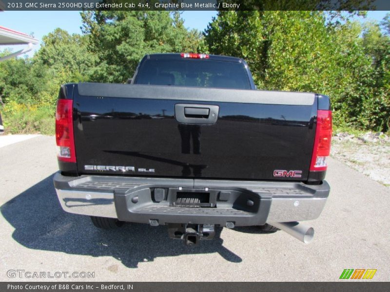 Graphite Blue Metallic / Ebony 2013 GMC Sierra 2500HD SLE Extended Cab 4x4