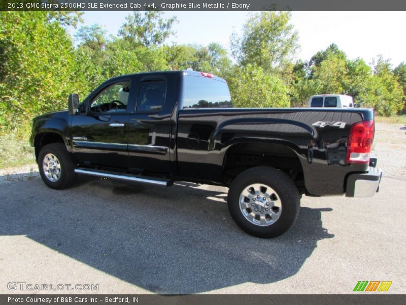 Graphite Blue Metallic / Ebony 2013 GMC Sierra 2500HD SLE Extended Cab 4x4