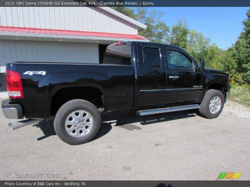 Graphite Blue Metallic / Ebony 2013 GMC Sierra 2500HD SLE Extended Cab 4x4