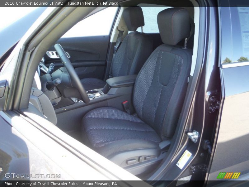 Tungsten Metallic / Jet Black 2016 Chevrolet Equinox LT AWD