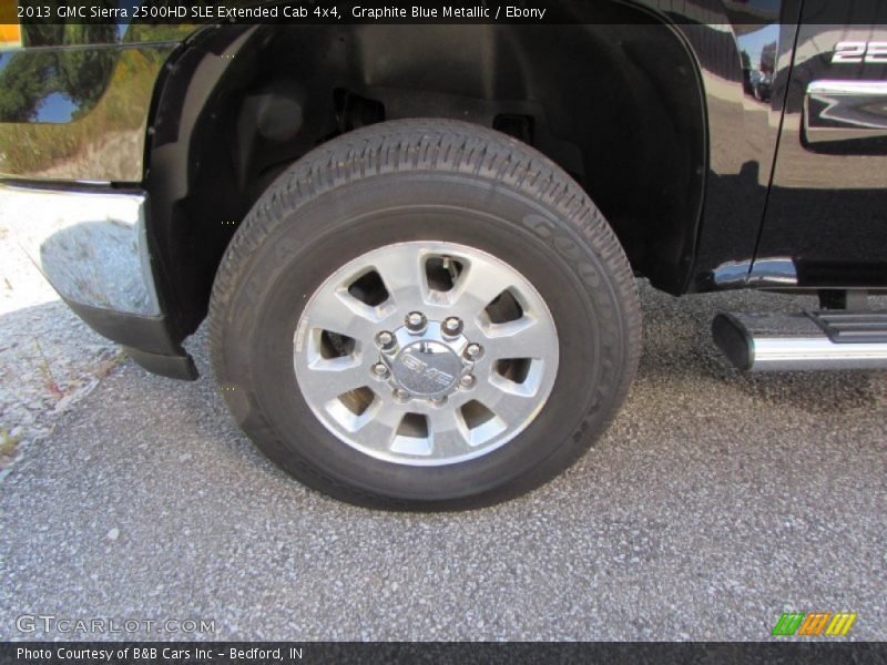 Graphite Blue Metallic / Ebony 2013 GMC Sierra 2500HD SLE Extended Cab 4x4