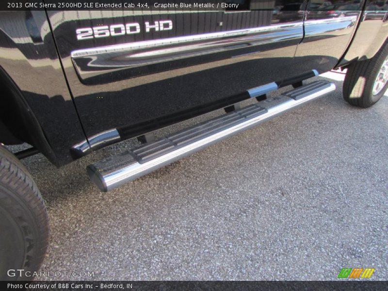 Graphite Blue Metallic / Ebony 2013 GMC Sierra 2500HD SLE Extended Cab 4x4