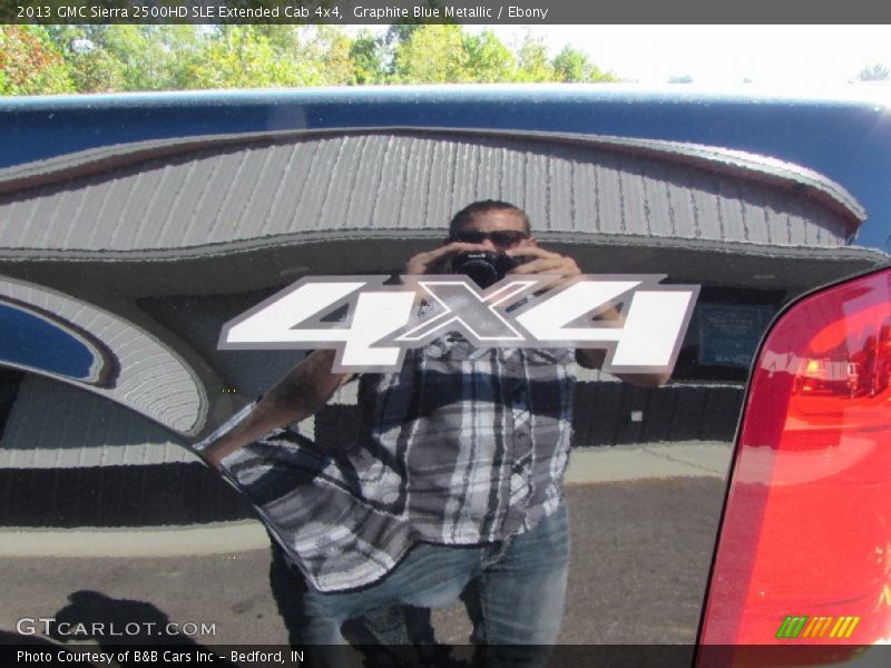 Graphite Blue Metallic / Ebony 2013 GMC Sierra 2500HD SLE Extended Cab 4x4