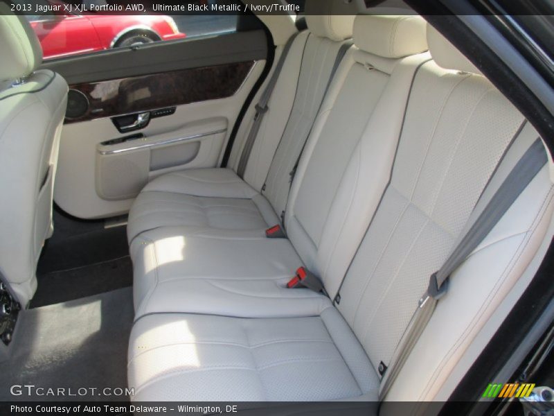 Ultimate Black Metallic / Ivory/Truffle 2013 Jaguar XJ XJL Portfolio AWD