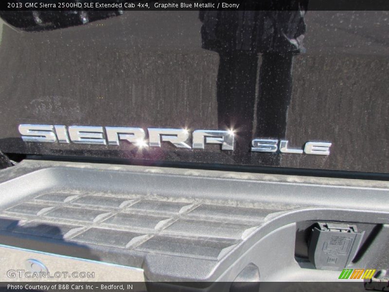 Graphite Blue Metallic / Ebony 2013 GMC Sierra 2500HD SLE Extended Cab 4x4