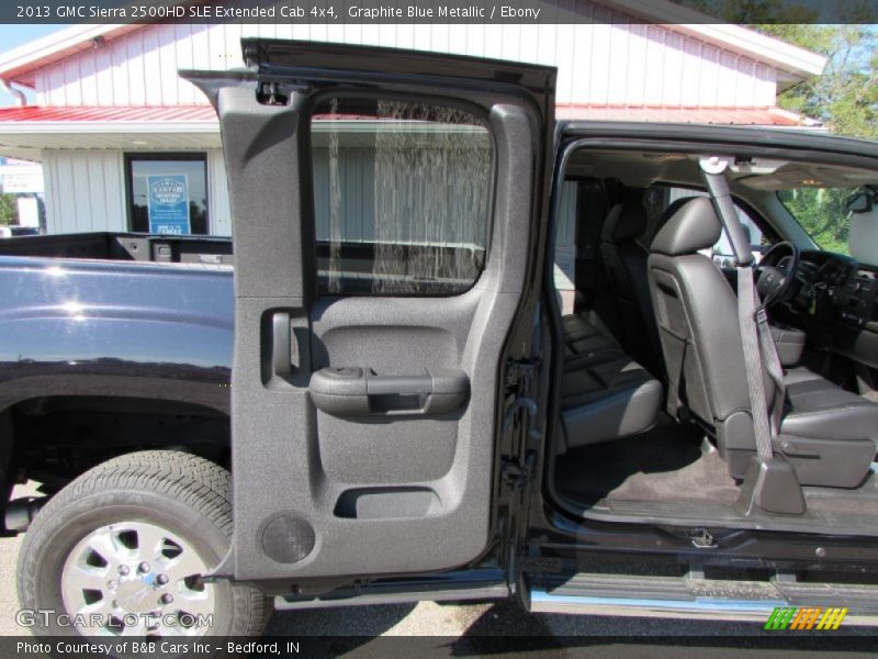 Graphite Blue Metallic / Ebony 2013 GMC Sierra 2500HD SLE Extended Cab 4x4