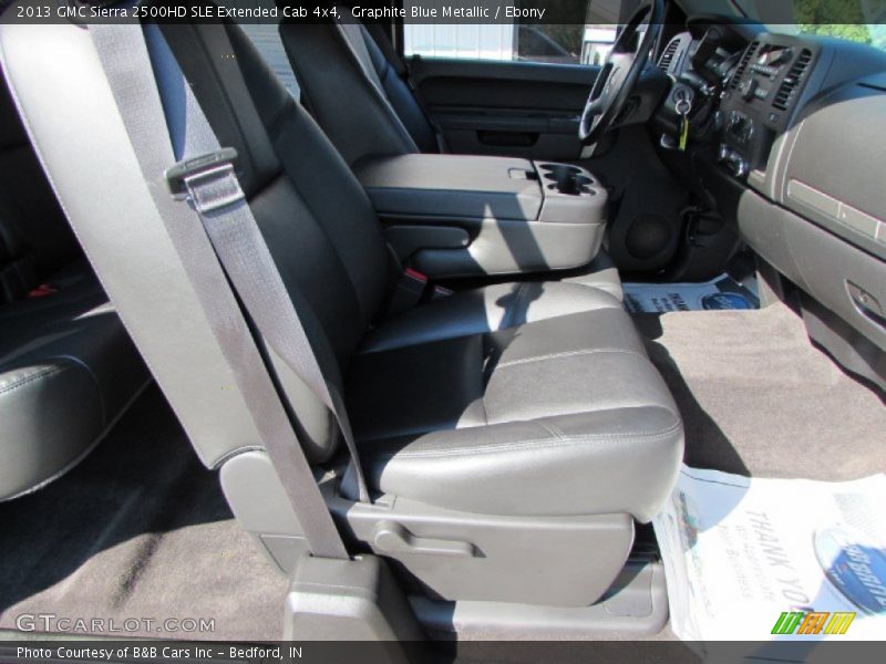 Graphite Blue Metallic / Ebony 2013 GMC Sierra 2500HD SLE Extended Cab 4x4