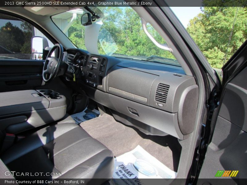 Graphite Blue Metallic / Ebony 2013 GMC Sierra 2500HD SLE Extended Cab 4x4
