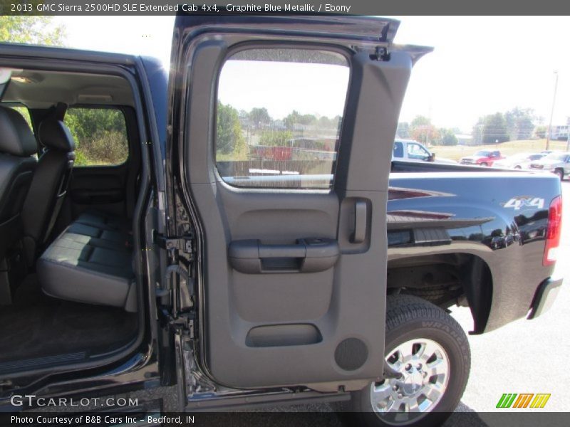 Graphite Blue Metallic / Ebony 2013 GMC Sierra 2500HD SLE Extended Cab 4x4