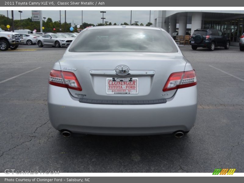 Classic Silver Metallic / Ash 2011 Toyota Camry XLE V6