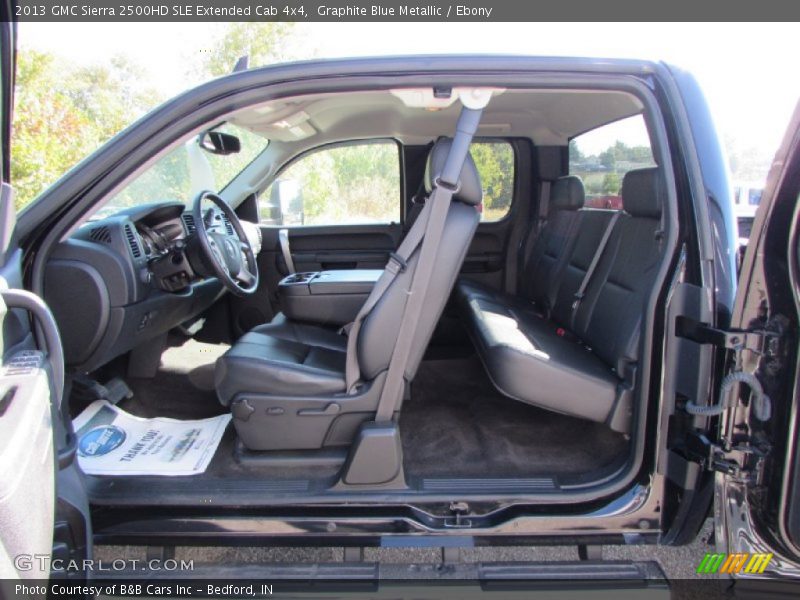 Graphite Blue Metallic / Ebony 2013 GMC Sierra 2500HD SLE Extended Cab 4x4