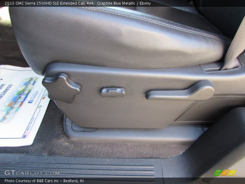 Graphite Blue Metallic / Ebony 2013 GMC Sierra 2500HD SLE Extended Cab 4x4