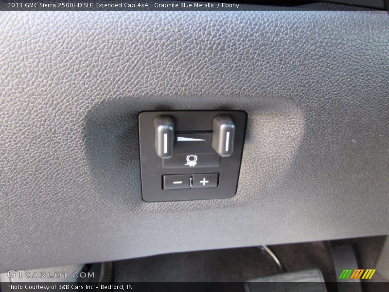 Graphite Blue Metallic / Ebony 2013 GMC Sierra 2500HD SLE Extended Cab 4x4