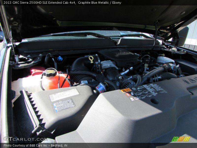 Graphite Blue Metallic / Ebony 2013 GMC Sierra 2500HD SLE Extended Cab 4x4