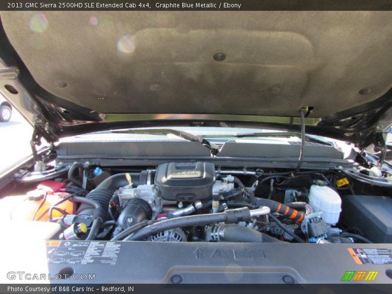 Graphite Blue Metallic / Ebony 2013 GMC Sierra 2500HD SLE Extended Cab 4x4