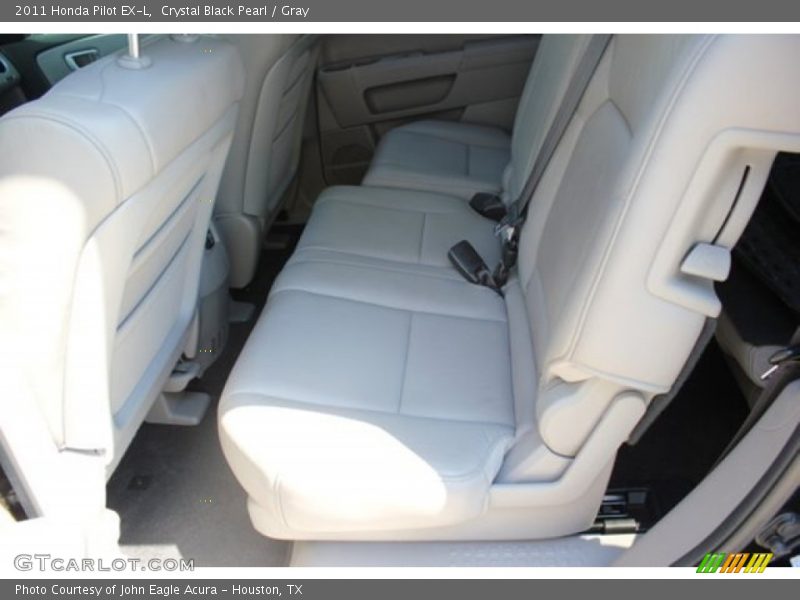 Crystal Black Pearl / Gray 2011 Honda Pilot EX-L