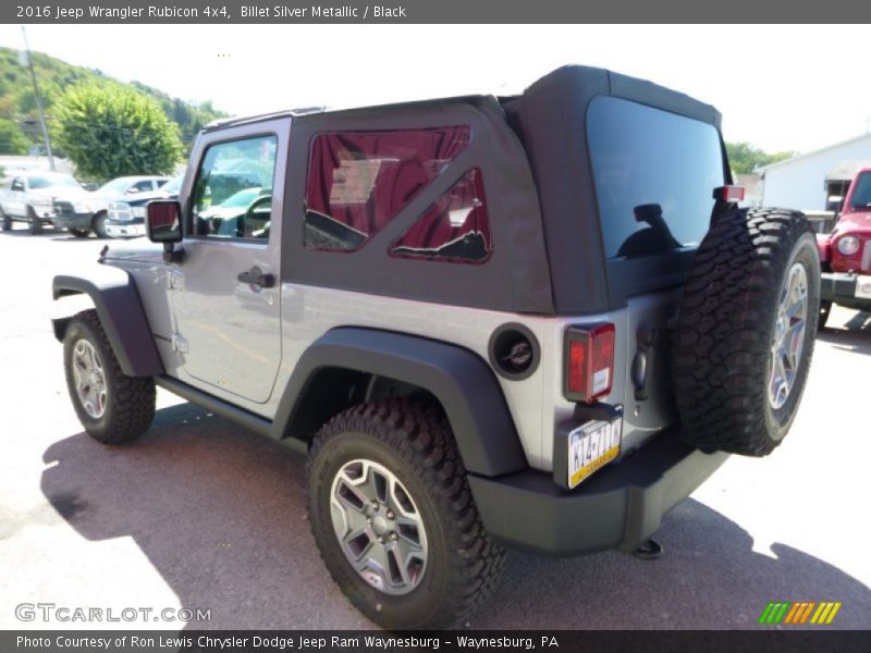 Billet Silver Metallic / Black 2016 Jeep Wrangler Rubicon 4x4