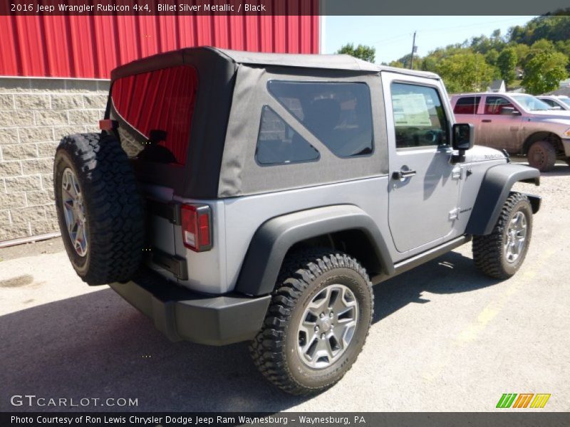Billet Silver Metallic / Black 2016 Jeep Wrangler Rubicon 4x4