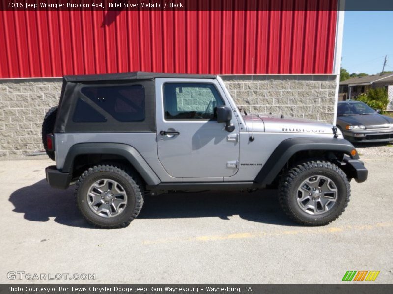 Billet Silver Metallic / Black 2016 Jeep Wrangler Rubicon 4x4