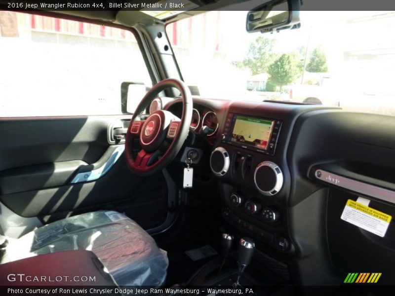 Billet Silver Metallic / Black 2016 Jeep Wrangler Rubicon 4x4