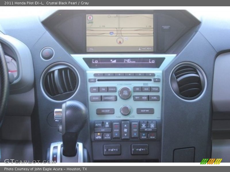 Crystal Black Pearl / Gray 2011 Honda Pilot EX-L