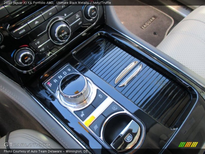 Ultimate Black Metallic / Ivory/Truffle 2013 Jaguar XJ XJL Portfolio AWD