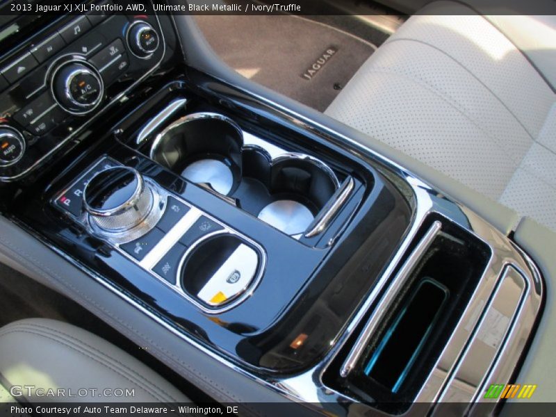 Ultimate Black Metallic / Ivory/Truffle 2013 Jaguar XJ XJL Portfolio AWD