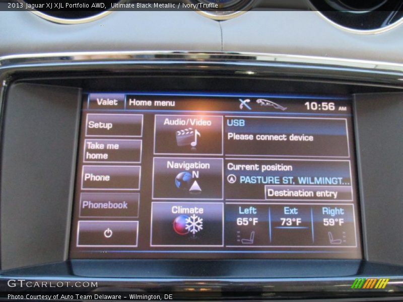 Ultimate Black Metallic / Ivory/Truffle 2013 Jaguar XJ XJL Portfolio AWD