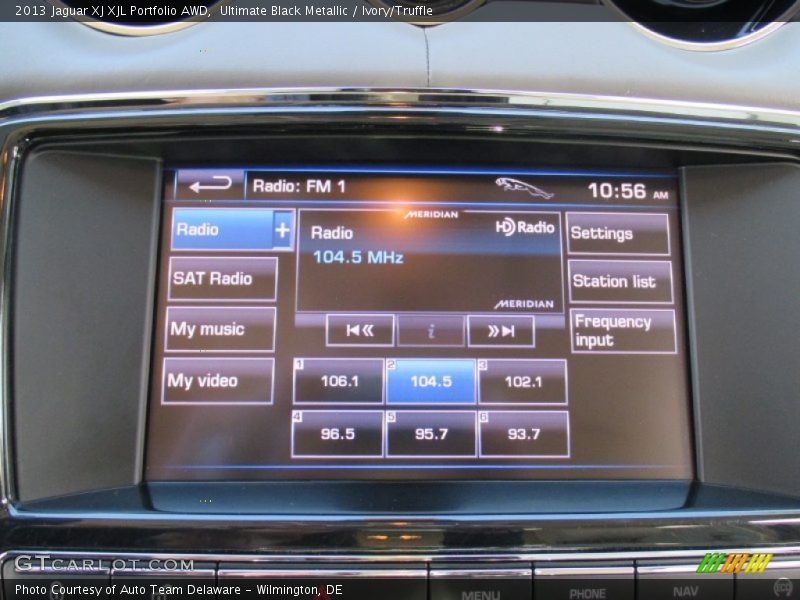 Ultimate Black Metallic / Ivory/Truffle 2013 Jaguar XJ XJL Portfolio AWD