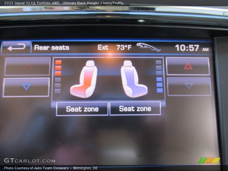 Ultimate Black Metallic / Ivory/Truffle 2013 Jaguar XJ XJL Portfolio AWD