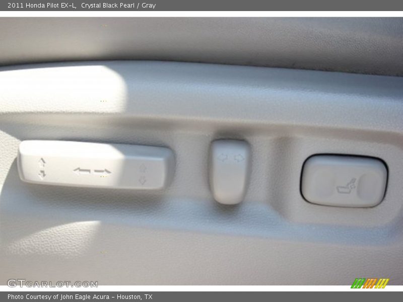 Crystal Black Pearl / Gray 2011 Honda Pilot EX-L