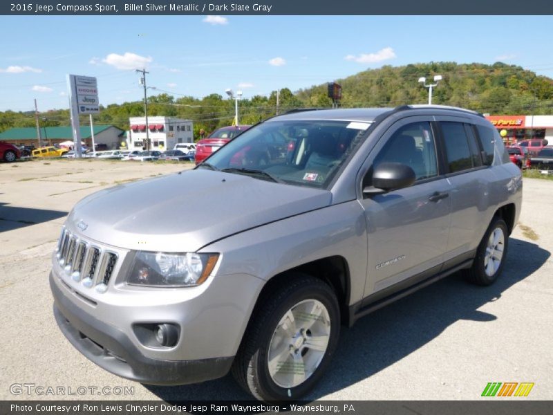 Billet Silver Metallic / Dark Slate Gray 2016 Jeep Compass Sport