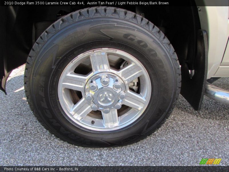 Austin Tan Pearl / Light Pebble Beige/Bark Brown 2010 Dodge Ram 3500 Laramie Crew Cab 4x4