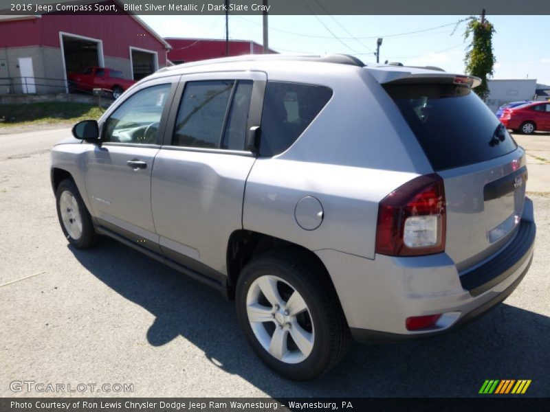 Billet Silver Metallic / Dark Slate Gray 2016 Jeep Compass Sport