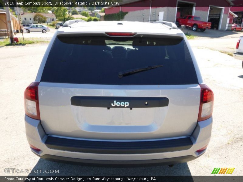 Billet Silver Metallic / Dark Slate Gray 2016 Jeep Compass Sport
