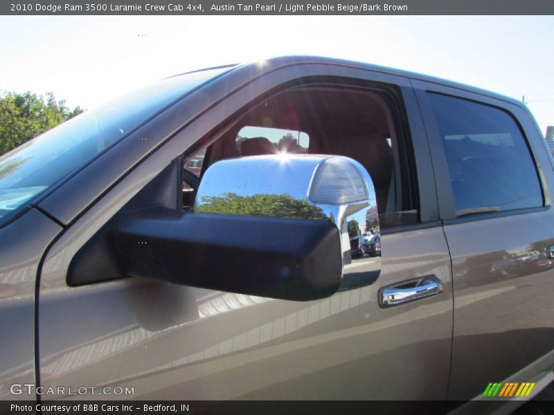 Austin Tan Pearl / Light Pebble Beige/Bark Brown 2010 Dodge Ram 3500 Laramie Crew Cab 4x4