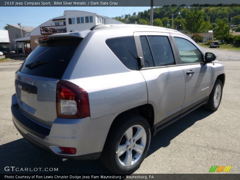 Billet Silver Metallic / Dark Slate Gray 2016 Jeep Compass Sport