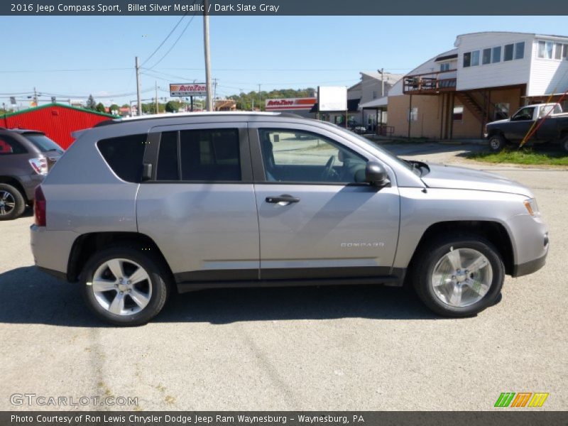 Billet Silver Metallic / Dark Slate Gray 2016 Jeep Compass Sport