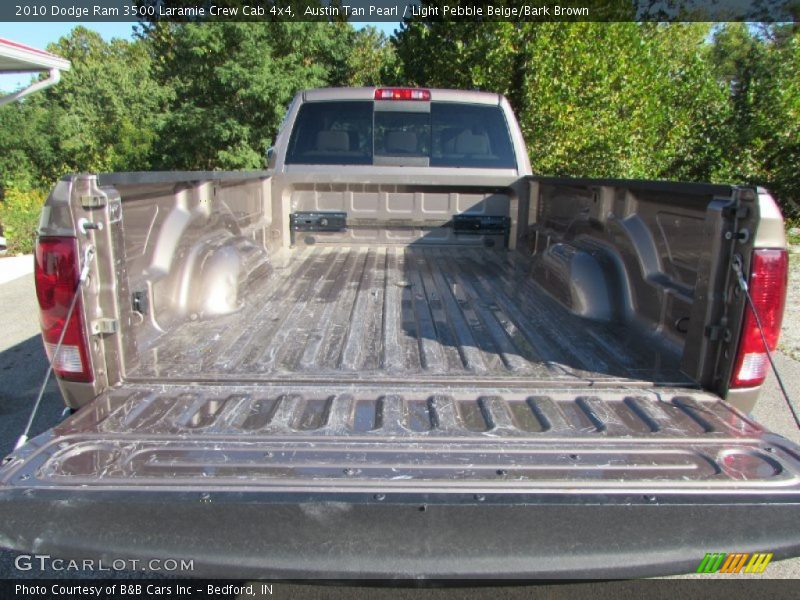 Austin Tan Pearl / Light Pebble Beige/Bark Brown 2010 Dodge Ram 3500 Laramie Crew Cab 4x4