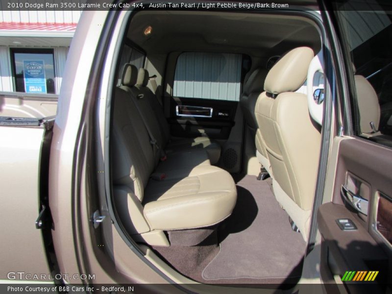 Austin Tan Pearl / Light Pebble Beige/Bark Brown 2010 Dodge Ram 3500 Laramie Crew Cab 4x4