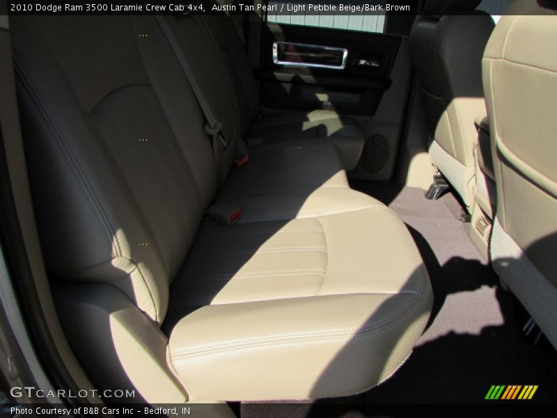 Austin Tan Pearl / Light Pebble Beige/Bark Brown 2010 Dodge Ram 3500 Laramie Crew Cab 4x4