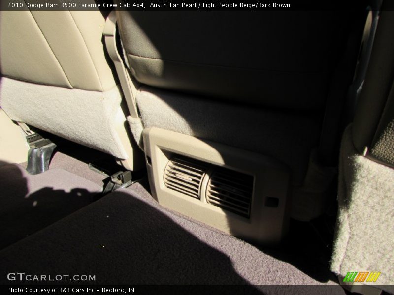 Austin Tan Pearl / Light Pebble Beige/Bark Brown 2010 Dodge Ram 3500 Laramie Crew Cab 4x4
