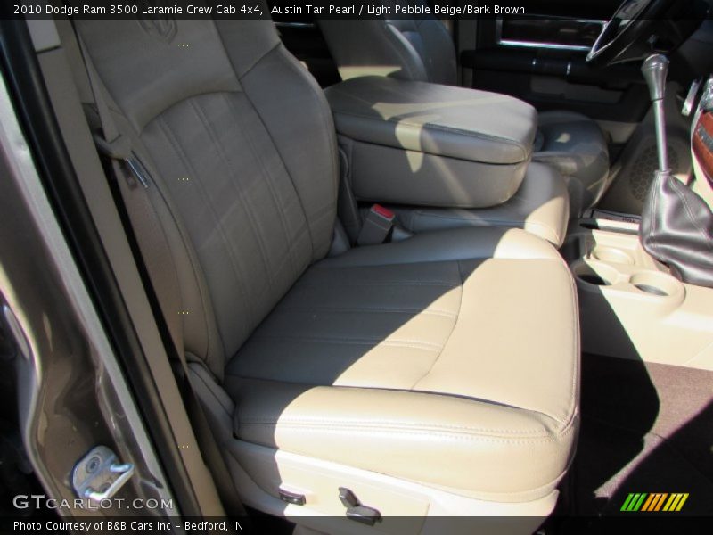 Austin Tan Pearl / Light Pebble Beige/Bark Brown 2010 Dodge Ram 3500 Laramie Crew Cab 4x4
