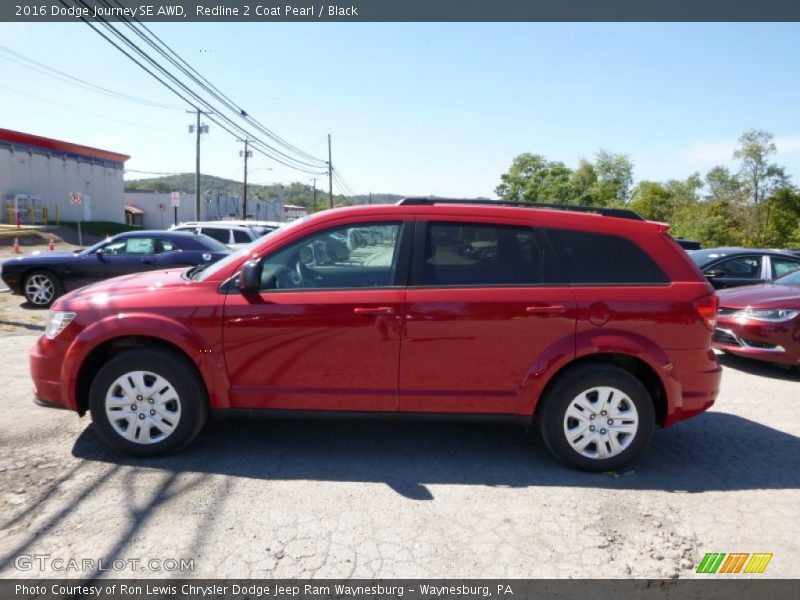 Redline 2 Coat Pearl / Black 2016 Dodge Journey SE AWD