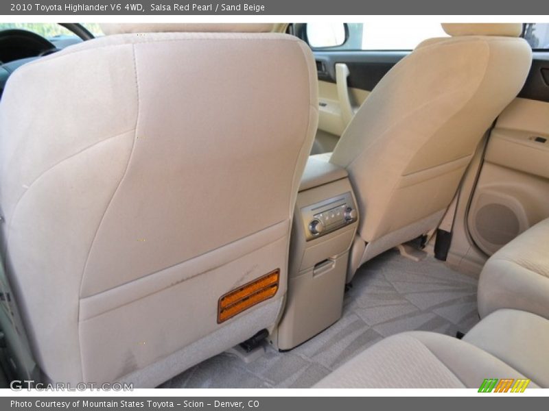 Salsa Red Pearl / Sand Beige 2010 Toyota Highlander V6 4WD